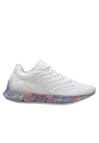 Buty do chodzenia damskie Reebok Zig Kinetica. Zapięcie: sznurówki. Kolor: biały. Materiał: syntetyk, tkanina, materiał. Szerokość cholewki: normalna. Sport: turystyka piesza