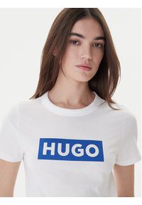 Hugo T-Shirt Classic 50510772 Biały Regular Fit. Kolor: biały. Materiał: bawełna #5
