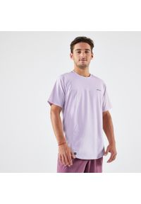 ARTENGO - Koszulka tenisowa męska Artengo Dry Gaël Monfils. Kolor: fioletowy. Materiał: materiał, elastan. Sport: tenis #1