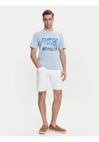 Jack & Jones - Jack&Jones T-Shirt Colton 12268438 Błękitny Standard Fit. Kolor: niebieski. Materiał: bawełna