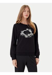Liu Jo Sport Bluza TF5097 FS090 Czarny Regular Fit. Kolor: czarny. Materiał: bawełna. Styl: sportowy