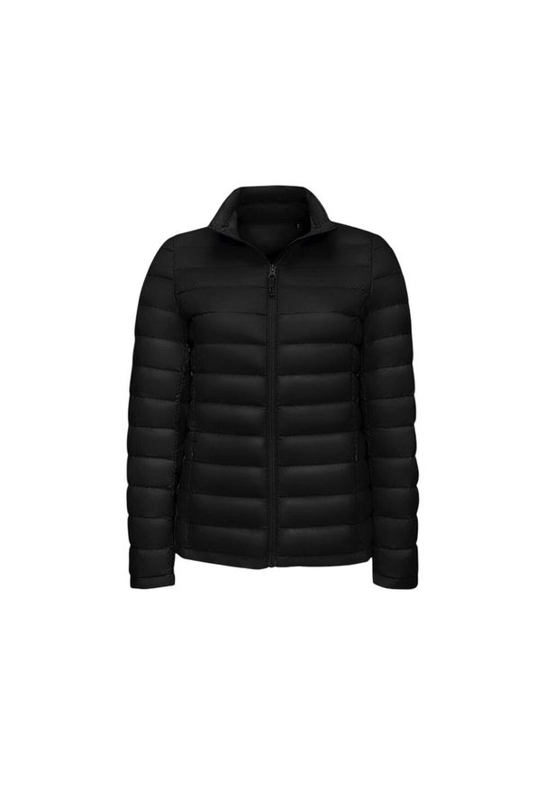 SOL'S - Wodoodporna Kurtka Damska Wilson. Kolor: czarny. Sport: turystyka piesza