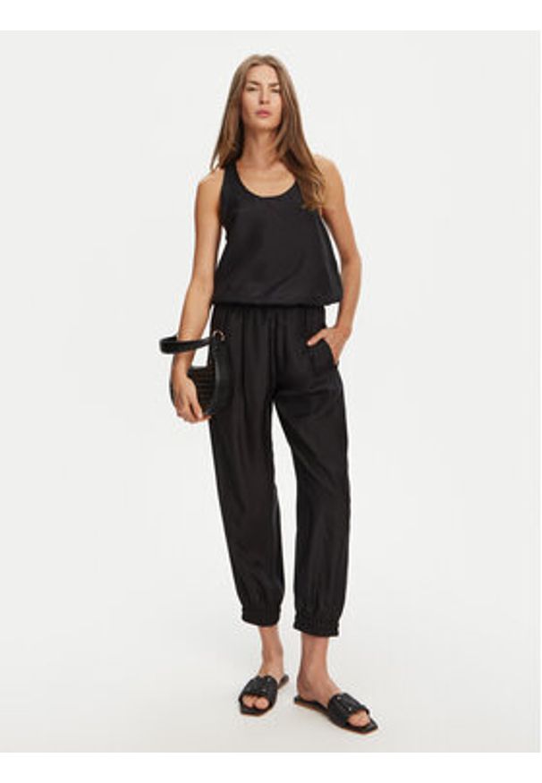 Marella Top Meana 2513161045 Czarny Regular Fit. Kolor: czarny. Materiał: jedwab