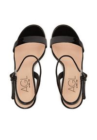 AGL Sandały Dorica D684002PCKB1491013 Czarny. Kolor: czarny. Materiał: skóra #5
