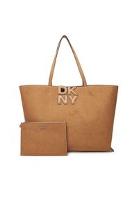 Torebka DKNY. Kolor: brązowy