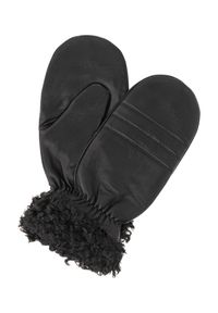 Ochnik - Czarne skórzane rękawiczki damskie. Kolor: czarny. Materiał: skóra #1