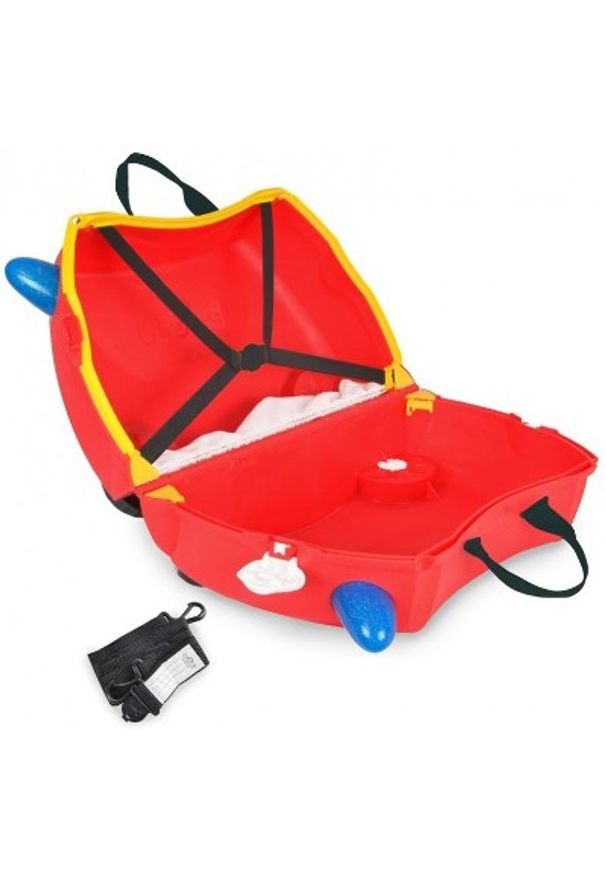 Trunki Wóz strażacki Frank TRU-0254. Materiał: guma. Styl: wakacyjny, młodzieżowy
