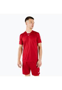 Koszulka treningowa męska Mizuno Soukyu. Kolor: czerwony. Sport: piłka ręczna