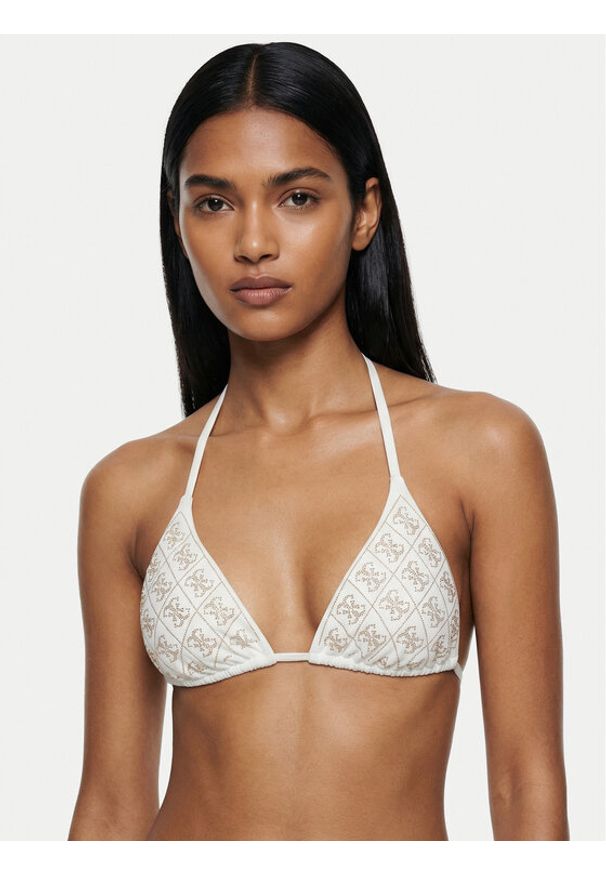 Guess Góra od bikini E6GJ24 KCUO2 Biały. Kolor: biały. Materiał: syntetyk