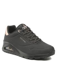 skechers - Buty na co dzień damskie SKECHERS UNO SHIMMER. Okazja: na co dzień. Kolor: czarny, wielokolorowy. Model: Skechers Sport. Sport: turystyka piesza #1