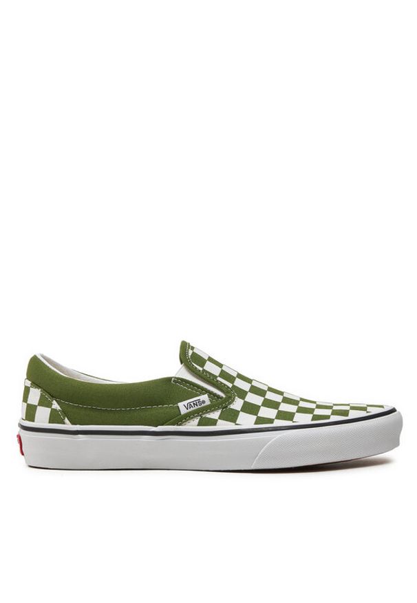 Vans Tenisówki Classic Slip-On VN000D03CIB1 Zielony. Zapięcie: bez zapięcia. Kolor: zielony. Materiał: materiał