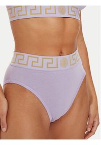 VERSACE - Versace Figi klasyczne z wysokim stanem AUD01050 1A1001 Różowy. Stan: podwyższony. Kolor: różowy. Materiał: bawełna #4