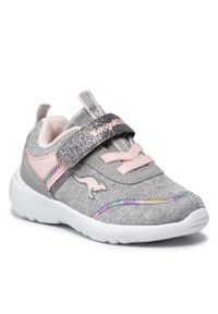 Sneakersy KangaRoos Ky-Chummy Ev 02078-000-2063 Vapor Grey/Frost Pink. Kolor: szary. Materiał: materiał