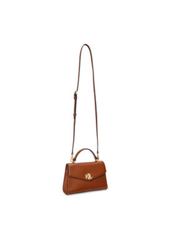 Lauren Ralph Lauren - LAUREN RALPH LAUREN Torebka 431968761001 Brązowy. Kolor: brązowy. Materiał: skórzane