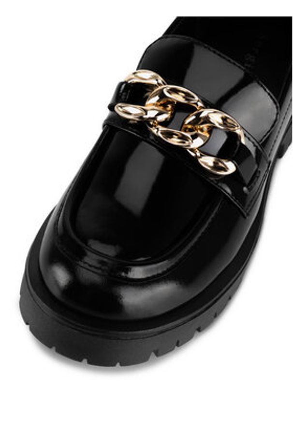 Sergio Bardi Loafersy ARC-E1091-03SB Czarny. Kolor: czarny. Materiał: lakier, skóra