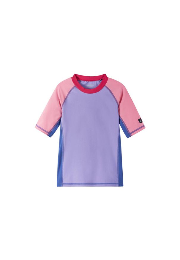 Koszulka do pływania dziecięca Reima Joonia. Kolor: fioletowy, wielokolorowy, różowy. Sport: pływanie