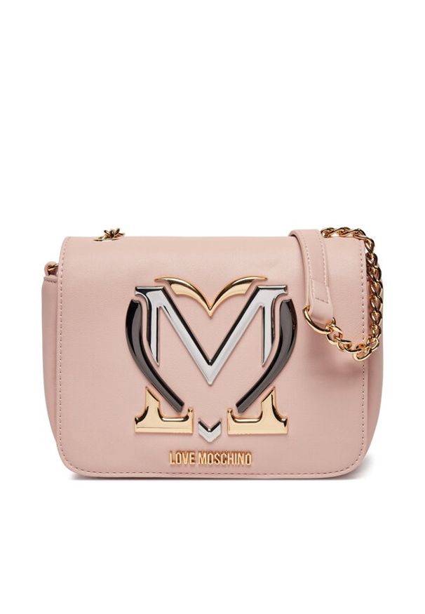 Love Moschino - LOVE MOSCHINO Torebka JC4332PP0LKN0601 Różowy. Kolor: różowy. Materiał: skórzane