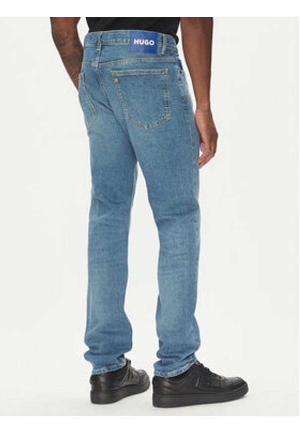 Hugo - HUGO Jeansy Ash 50541582 Niebieski Regular Fit. Kolor: niebieski