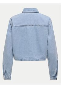 JDY Kurtka jeansowa Marly 15338847 Błękitny Oversize. Kolor: niebieski. Materiał: bawełna #6