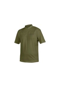 ENDURA - Koszulka rowerowa męska Endura Hummvee II S/S. Kolor: zielony. Sport: kolarstwo