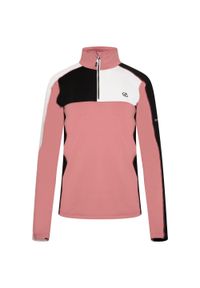 DARE 2B - Damska bluza turystyczna z suwakiem Default II. Kolor: różowy. Materiał: elastan, poliester. Sport: turystyka piesza