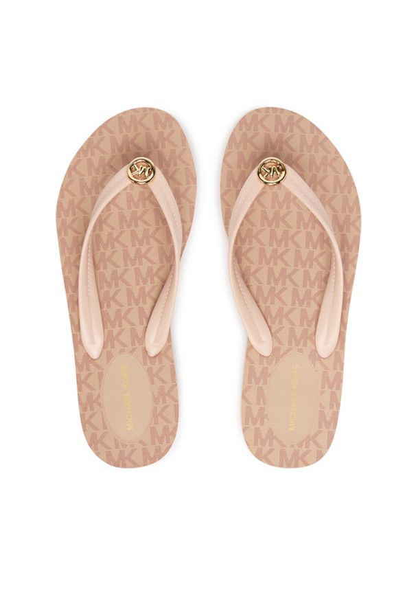 MICHAEL Michael Kors Japonki Posie Flip Flop 40S6PSFA2Q Różowy. Kolor: różowy. Materiał: syntetyk