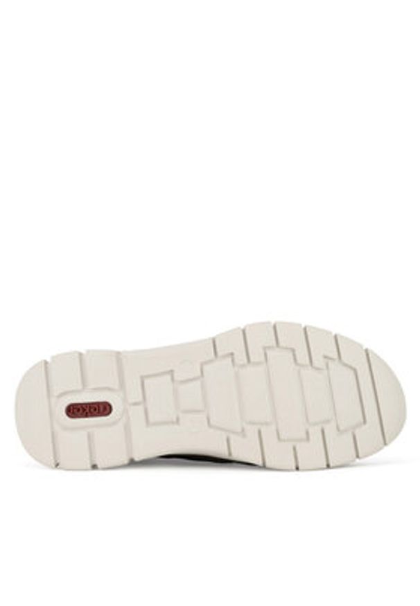 Rieker Półbuty B7796-54 Khaki. Kolor: brązowy. Materiał: materiał