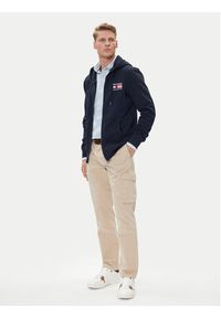 TOMMY HILFIGER - Tommy Hilfiger Bluza American MW0MW39691 Granatowy Regular Fit. Kolor: niebieski. Materiał: bawełna