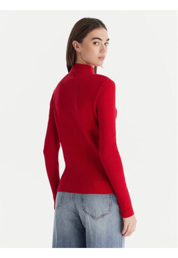 JOOP! Sweter Kalisto 30048405 Czerwony Slim Fit. Kolor: czerwony. Materiał: bawełna