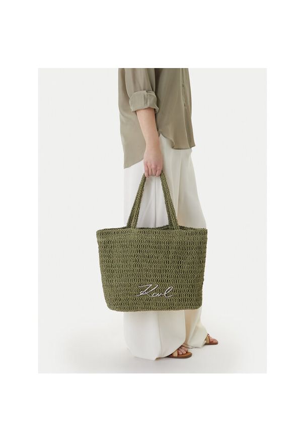 Karl Lagerfeld - Torebka KARL LAGERFELD. Kolor: zielony