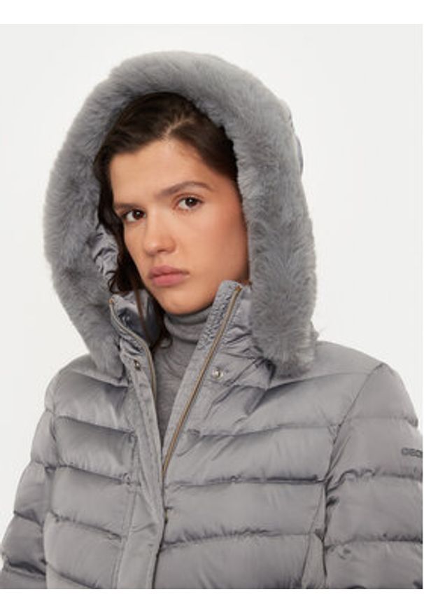 Geox Kurtka puchowa Bettanie W4626H T3122 F1787 Szary Regular Fit. Kolor: szary. Materiał: syntetyk