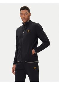 Aeronautica Militare Bluza 252FE1956UF00459 Czarny Regular Fit. Kolor: czarny. Materiał: bawełna