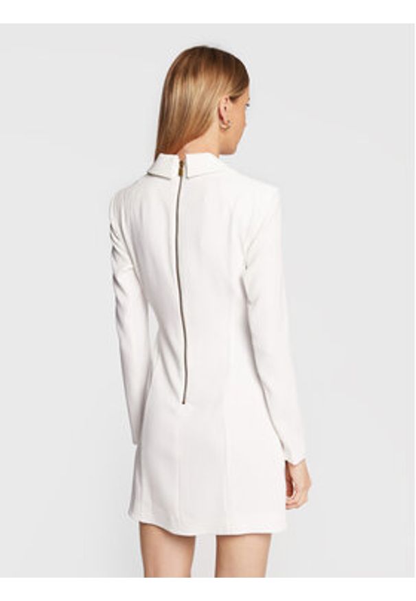 Pinko Sukienka koktajlowa Alejandra 1G1836 7624 Biały Slim Fit. Kolor: biały. Materiał: syntetyk. Styl: wizytowy
