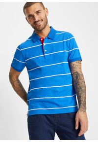 bonprix - Shirt polo (2 szt.). Typ kołnierza: polo. Kolor: niebieski #1