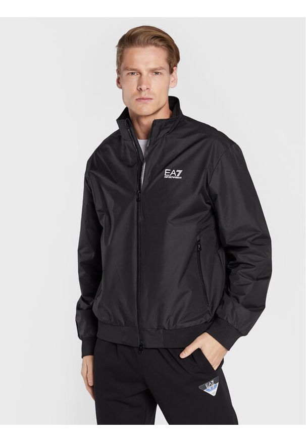 Kurtka przejściowa EA7 Emporio Armani. Kolor: czarny