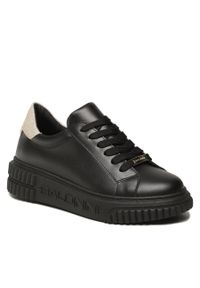 Sneakersy Baldinini D3E481T1VIGLNEOR Black/Gold. Kolor: czarny. Materiał: skóra