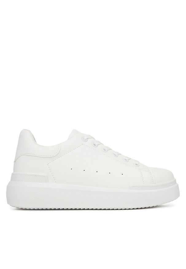 Sneakersy DeeZee. Kolor: biały
