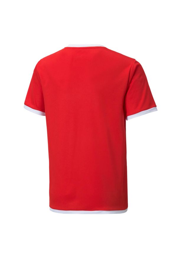 Koszulka dziecięca Puma Team Liga. Kolor: czerwony, wielokolorowy, biały. Materiał: poliester. Sport: piłka nożna