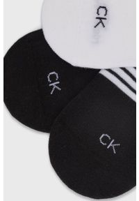 Calvin Klein skarpetki (3-pack) męskie kolor czarny. Kolor: czarny