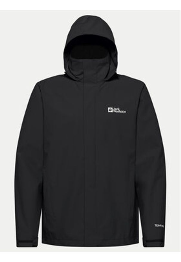 Jack Wolfskin Kurtka outdoor Trailtime 2l A63903 Czarny Regular Fit. Kolor: czarny. Materiał: syntetyk. Sport: outdoor