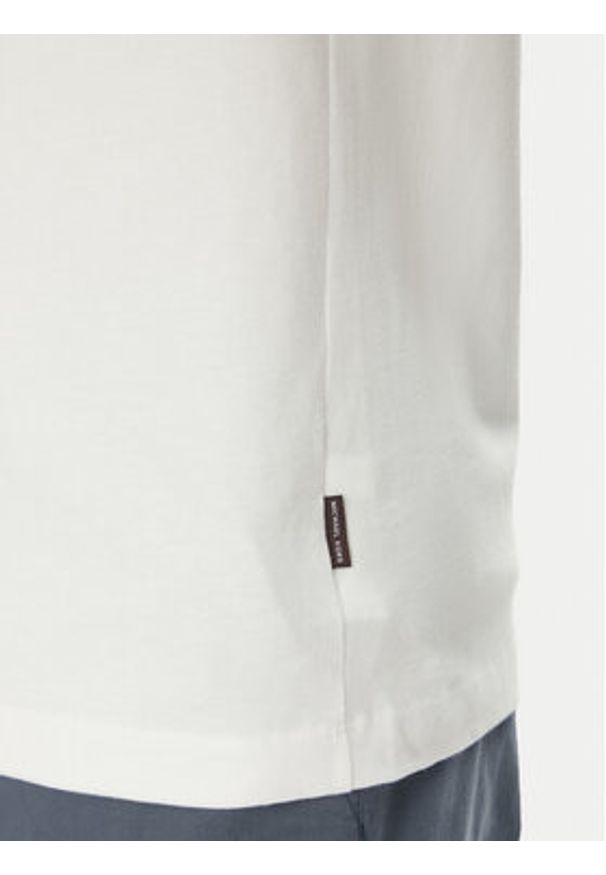 Michael Kors T-Shirt CS552HY1V2 Biały Regular Fit. Kolor: biały. Materiał: bawełna