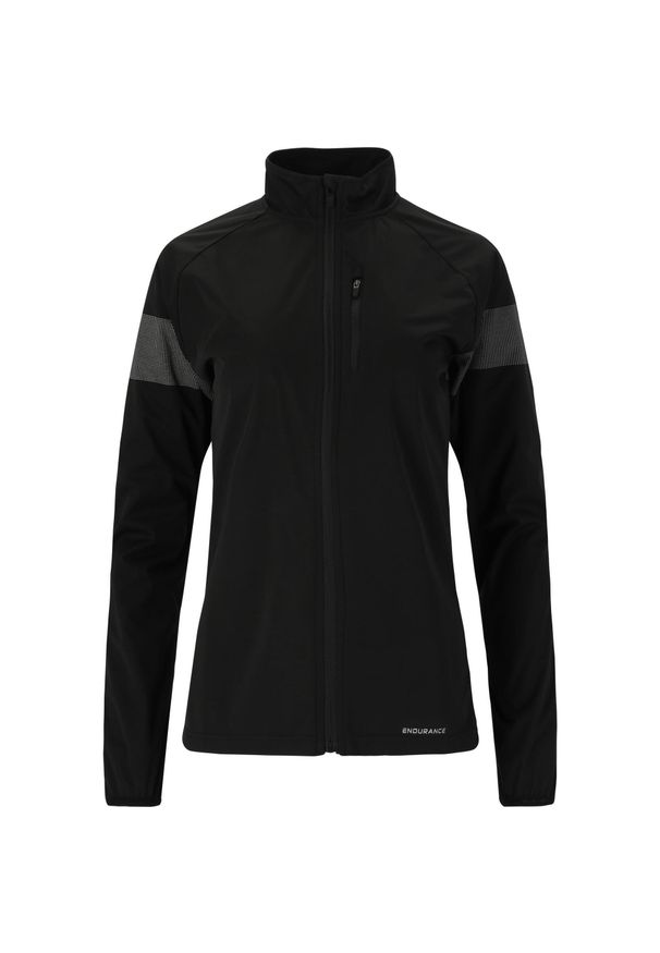 ENDURANCE - Damska kurtka wodoodporna Endurance Belen. Kolor: wielokolorowy, szary, czarny, brązowy. Sport: bieganie