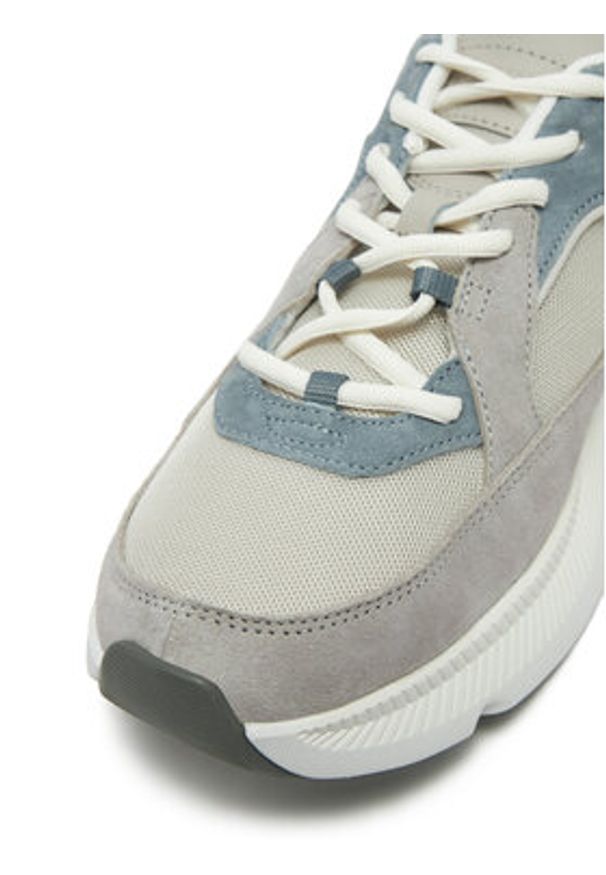 TOMMY HILFIGER - Tommy Hilfiger Sneakersy FM0FM05384 Szary. Kolor: szary. Materiał: materiał