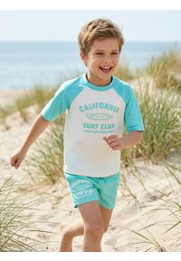 Sinsay - Szorty kąpielowe z napisem "California Surf Club" - zielony. Kolor: zielony. Wzór: napisy #1