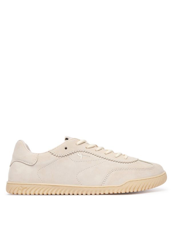 Sneakersy Tamaris. Kolor: kremowy