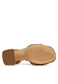 Guess Sandały FLJV2C SUE03 Brązowy jasny. Kolor: brązowy. Materiał: skóra, zamsz #4