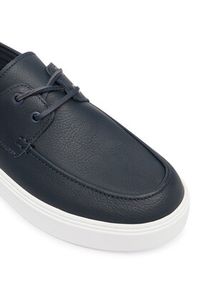 Calvin Klein Półbuty Hybrid Clean Boat Shoe Lth HM0HM02233 Granatowy. Kolor: niebieski. Materiał: skóra #2