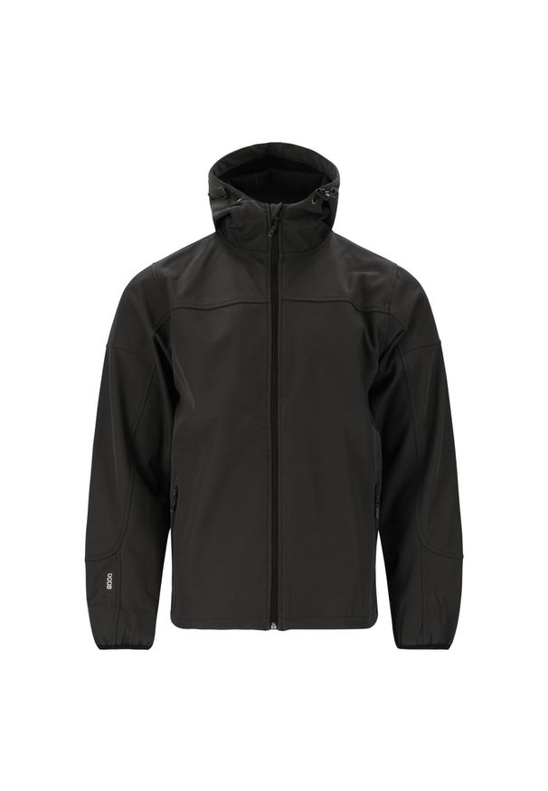 Windbreaker Whistler Duble 8000. Kolor: szary. Materiał: softshell. Sport: turystyka piesza