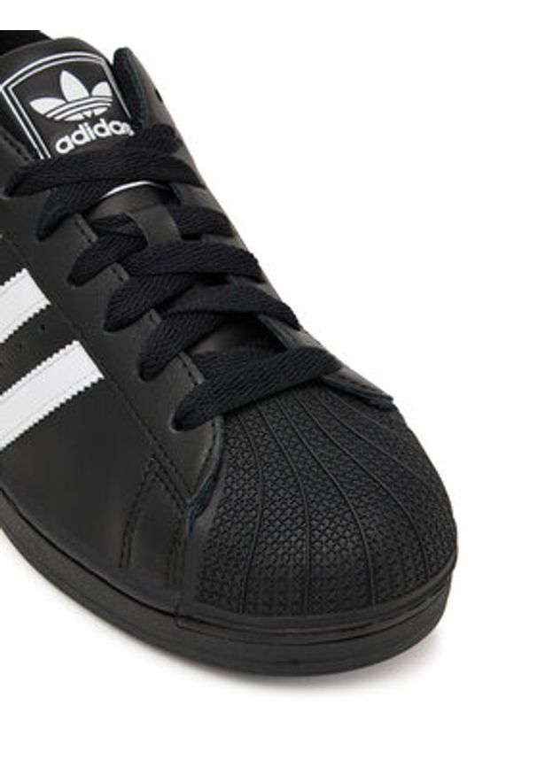 Adidas - adidas Sneakersy Superstar II JI0079 Czarny. Kolor: czarny. Materiał: skóra. Model: Adidas Superstar