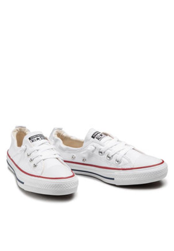 Converse Trampki Chuck Taylor All Star Shoreline Slip 537084C Biały. Kolor: biały. Materiał: materiał
